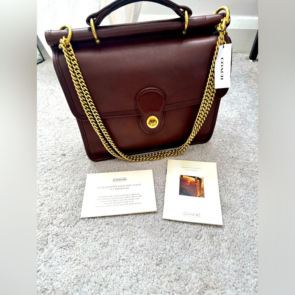 SOLD … Vintage Coach Willis bag made in Turkey